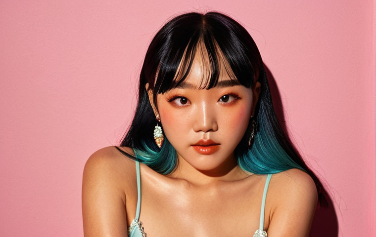 ** A vibrant, soulful portrait of Tiffany Young as a solo artist, bathed in a warm, inviting spotlight. Her expression should convey a sense of raw honesty and self-discovery, embodying the "Over My Skin" era's mature and authentic vibe, symbolizing her unique voice emerging from a transformative journey.
2. **Prompt for